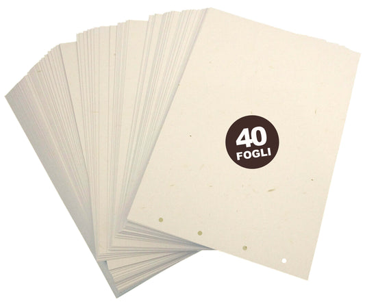 40 Fogli A4 Refill Ricarica per Album Scrapbooking